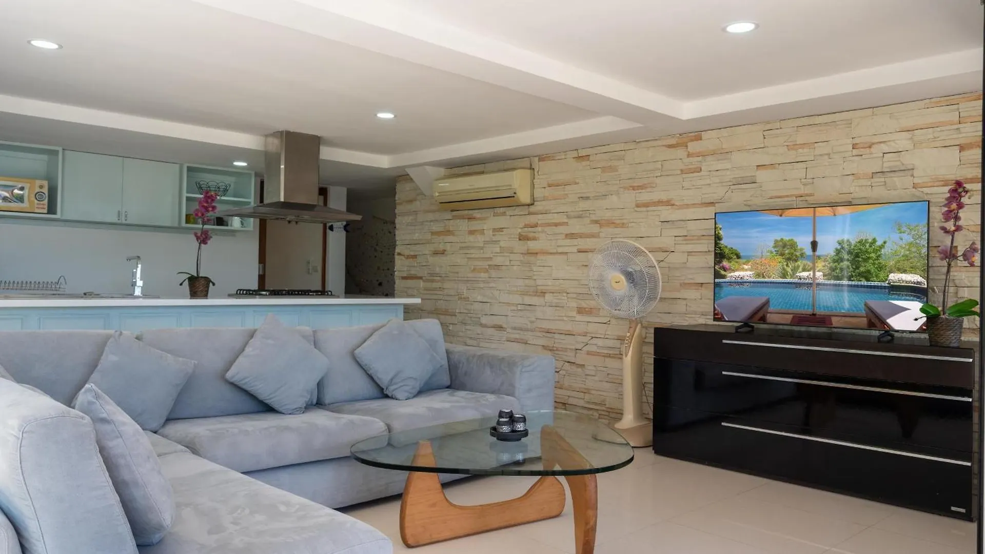 2 Pools And Seaview! Villa Serena 6Br, Klong Khong Koh Lanta Thailand