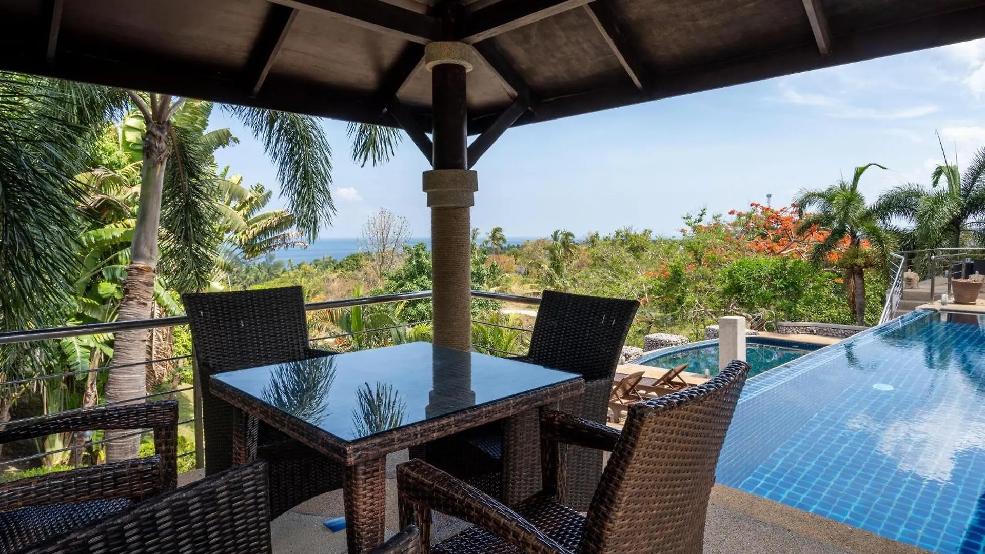 2 Pools And Seaview! Villa Serena 6Br, Klong Khong Koh Lanta