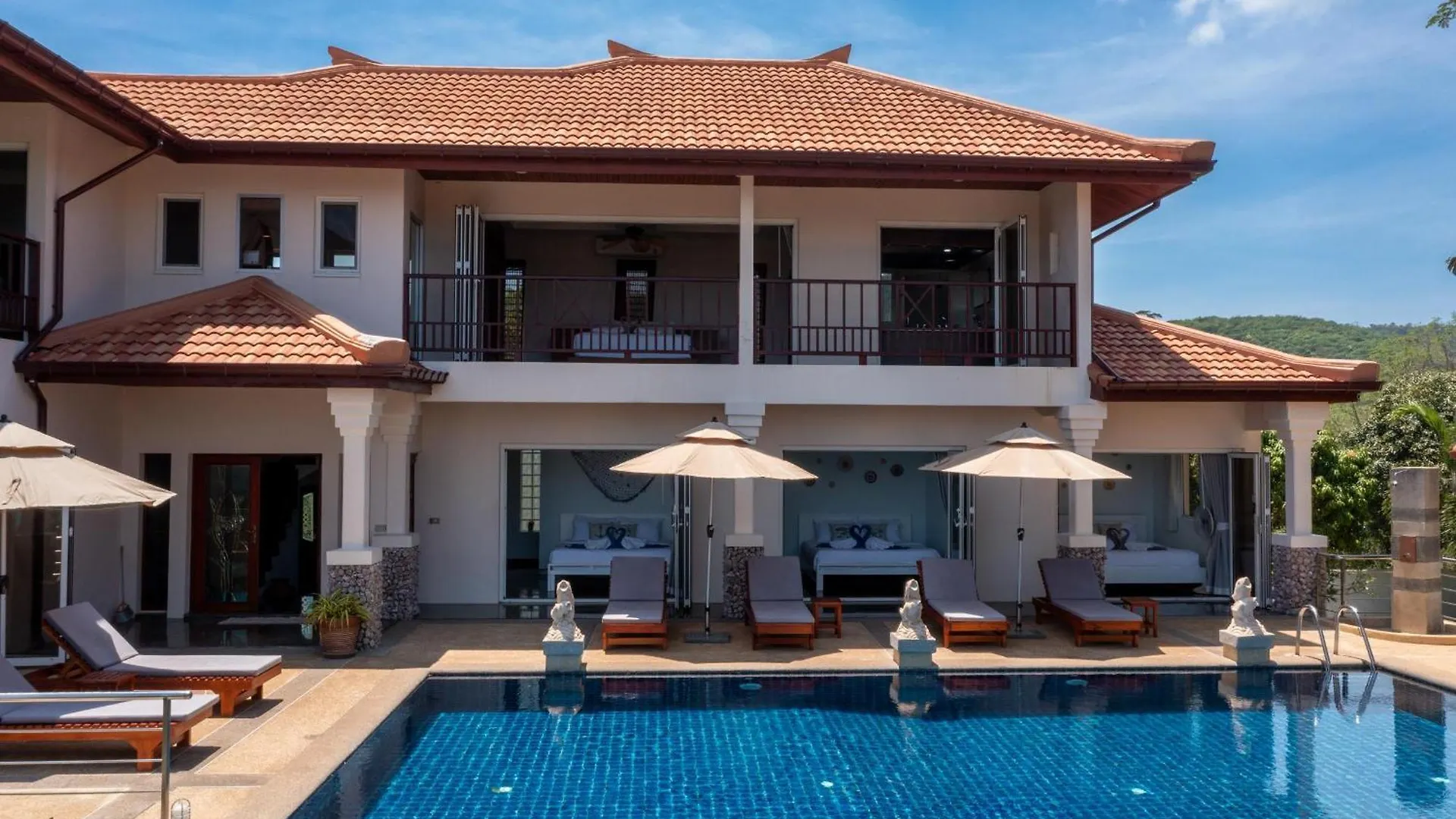 2 Pools And Seaview! Villa Serena 6Br, Klong Khong Koh Lanta Thailand