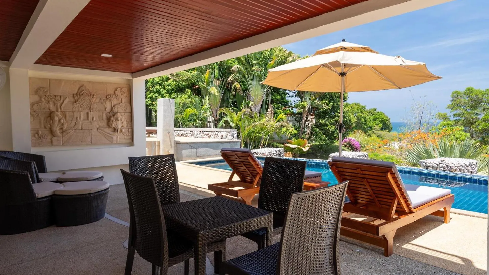 2 Pools And Seaview! Villa Serena 6Br, Klong Khong Koh Lanta